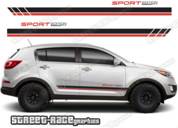 Kia Sportage 053 - racing stripes