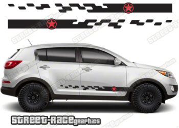 Kia Sportage 055 - racing stripes