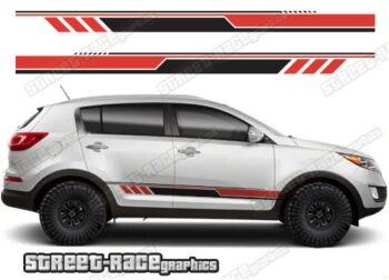 Kia Sportage 056 - racing stripes