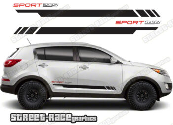 Kia Sportage 057 - racing stripes