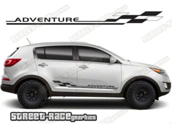 Kia Sportage 058 - Adventure racing stripes