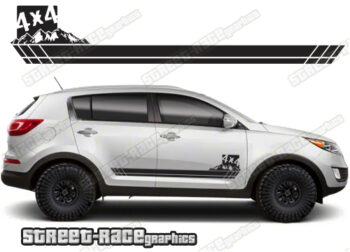 Kia Sportage 060 - 4x4 racing stripes