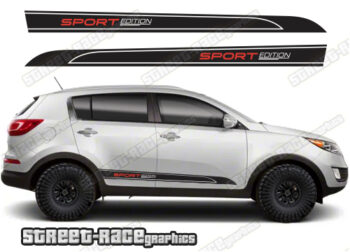 Kia Sportage 067 - off road 4x4 decals