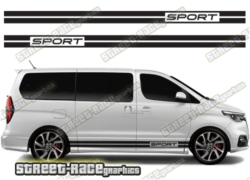 Hyundai i800 racing stripes 002