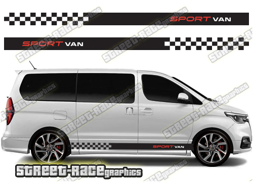 Hyundai i800 racing stripes 003