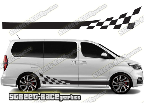 Hyundai i800 racing stripes 006
