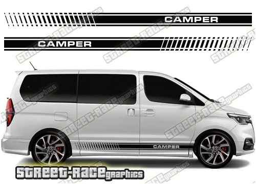 Hyundai i800 racing stripes 009 - Camper