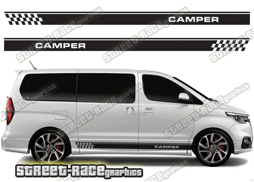 Hyundai i800 racing stripes 012 - Camper