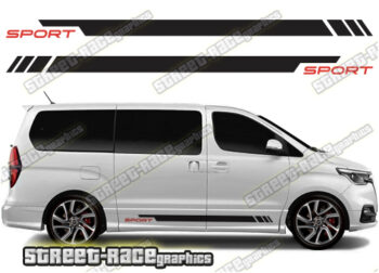 Hyundai i800 racing stripes 015