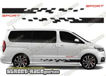 Hyundai i800 racing stripes 016
