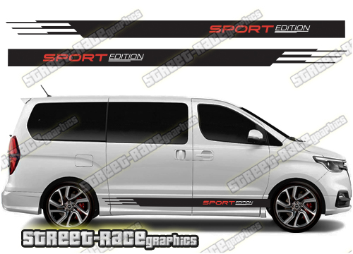 Hyundai i800 racing stripes 017 - Sport Edition