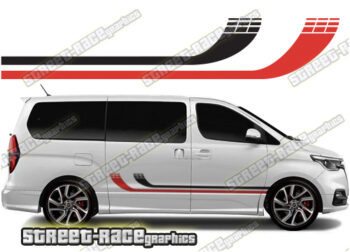 Hyundai i800 racing stripes 021