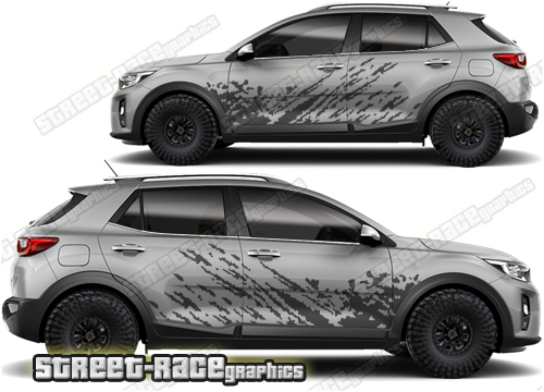 Kia Stonic 004 - mud splatter graphics