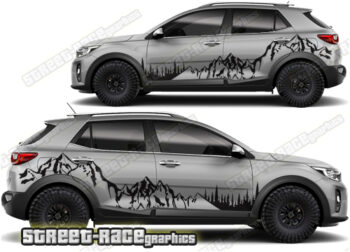 Kia Stonic 018 - Mountain adventure overland graphics