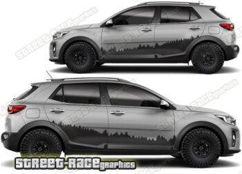 Kia Stonic 023 - Forest overland graphics