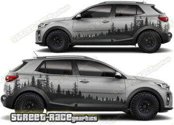 Kia Stonic 024 - Forest overland graphics