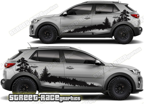 Kia Stonic 026- Forest adventure graphics