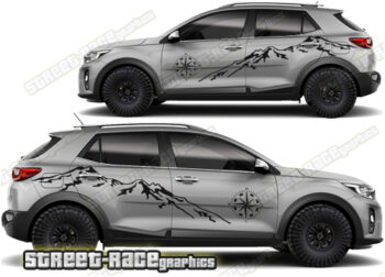 Kia Stonic 029 - Mountain adventure graphics