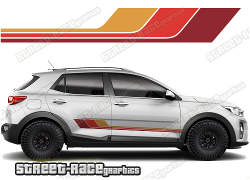 Kia Stonic 043 - Retro stripes