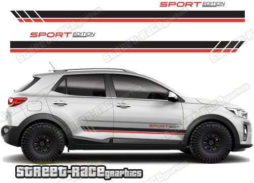 Kia Stonic 053 - racing stripes