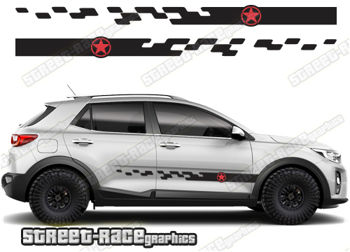 Kia Stonic 055 - racing stripes