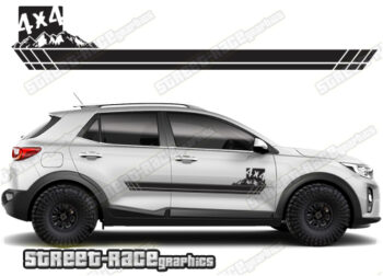 Kia Stonic 060 - 4x4 racing stripes