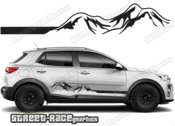 Kia Stonic 063 - mountain adventure racing stripes