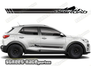 Kia Stonic 064 - off road racing stripes