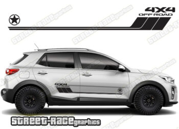 Kia Stonic 065 - off road 4x4 racing stripes