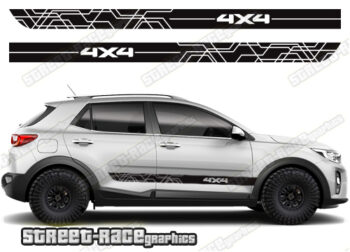 Kia Stonic 068 - 4x4 racing stripes