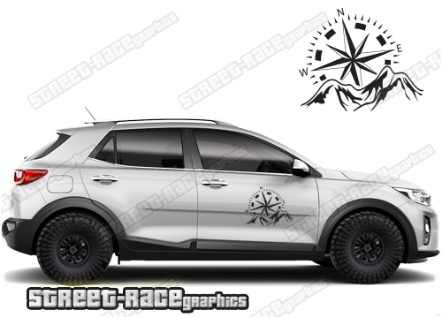 Kia Stonic 070 - Mountain compasses