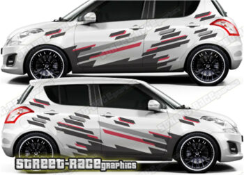 Suzuki Swift large racing graphics 002