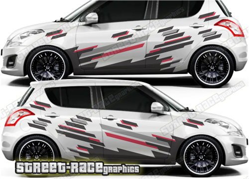 Suzuki Swift large racing graphics 002