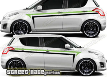 Suzuki Swift large racing graphics 008