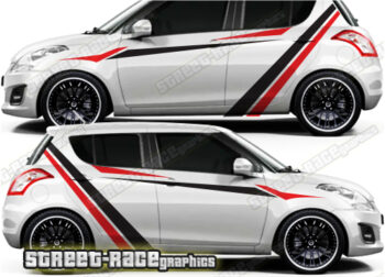 Suzuki Swift large racing graphics 009