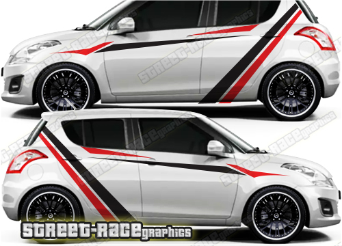 Suzuki Swift large racing graphics 009