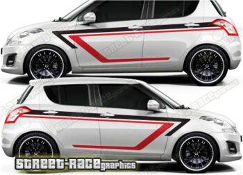 Suzuki Swift large racing graphics 010