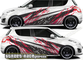 Suzuki Swift large racing graphics 011