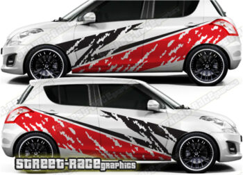 Suzuki Swift large racing graphics 012