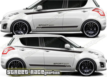 Suzuki Swift large racing graphics 013