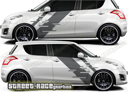 Suzuki Swift large racing graphics 014