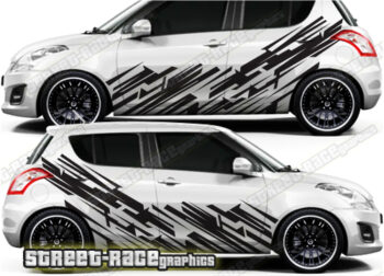 Suzuki Swift large racing graphics 018