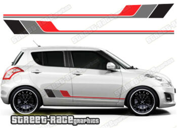 Suzuki Swift side racing stripes 026
