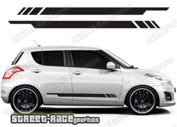 Suzuki Swift side racing stripes 032