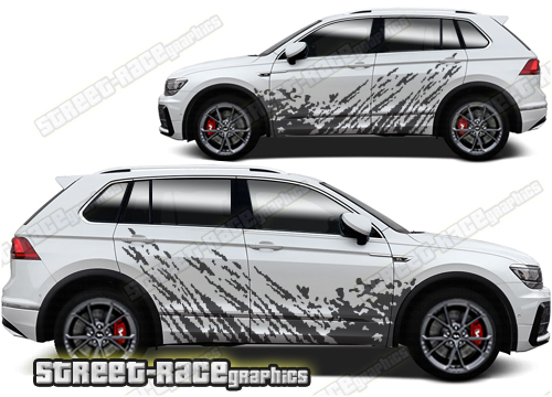 Volkswagen T-Cross 002 - mud splatter graphics
