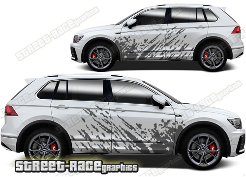 Volkswagen T-Cross 004 - mud splatter graphics
