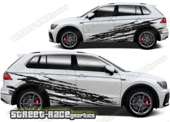 Volkswagen T-Cross 007 - ripped graphics