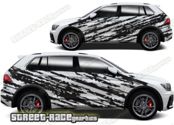 Volkswagen T-Cross 008 - ripped graphics