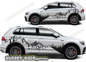 Volkswagen T-Cross 018 - Mountain adventure overland graphics
