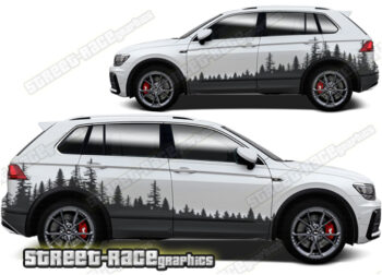Volkswagen T-Cross 024 - Forest overland graphics